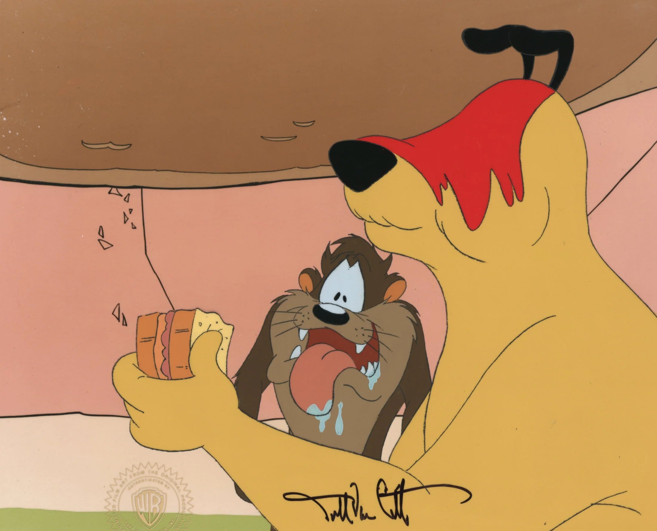 Sam Sheepdog and Tasmanian Devil Original Production Cel IFA8050