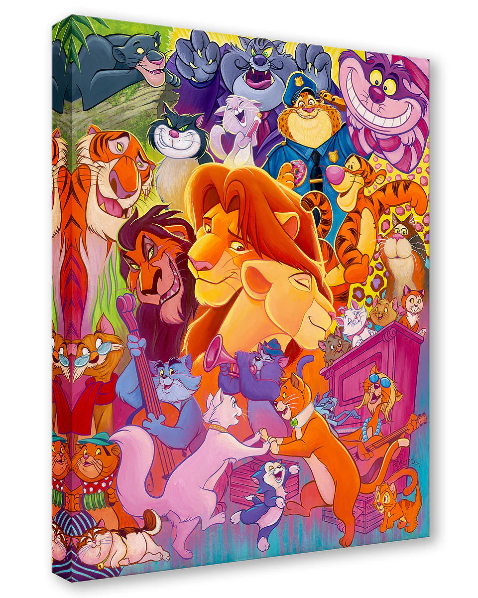 So Many Disney Cats by Tim Rogerson - Disney Fine Art