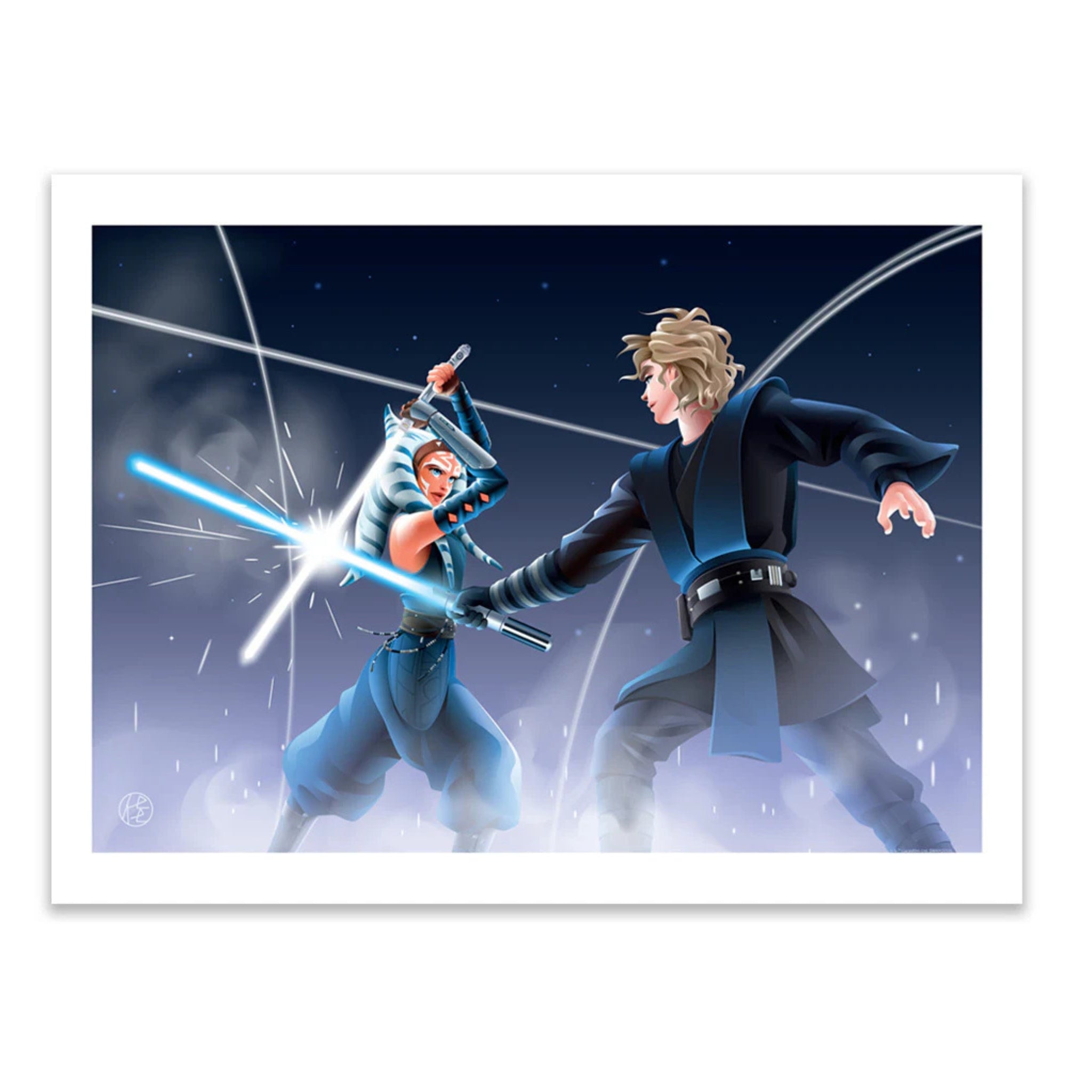 Ahsoka Tano and Anakin Skywalker