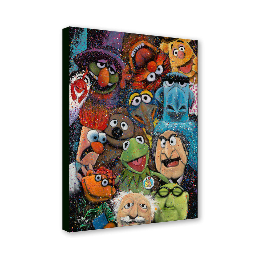 The Muppet Show -  five principal members of The Electric Mayhem -  Dr. Teeth, Janice, Animal, Floyd Pepper, and Zoot.  Artwork inspired by Disney Studios&