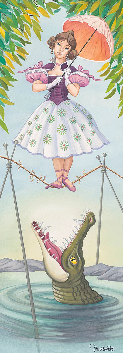 Stretching Portrait: The Tightrope Walker