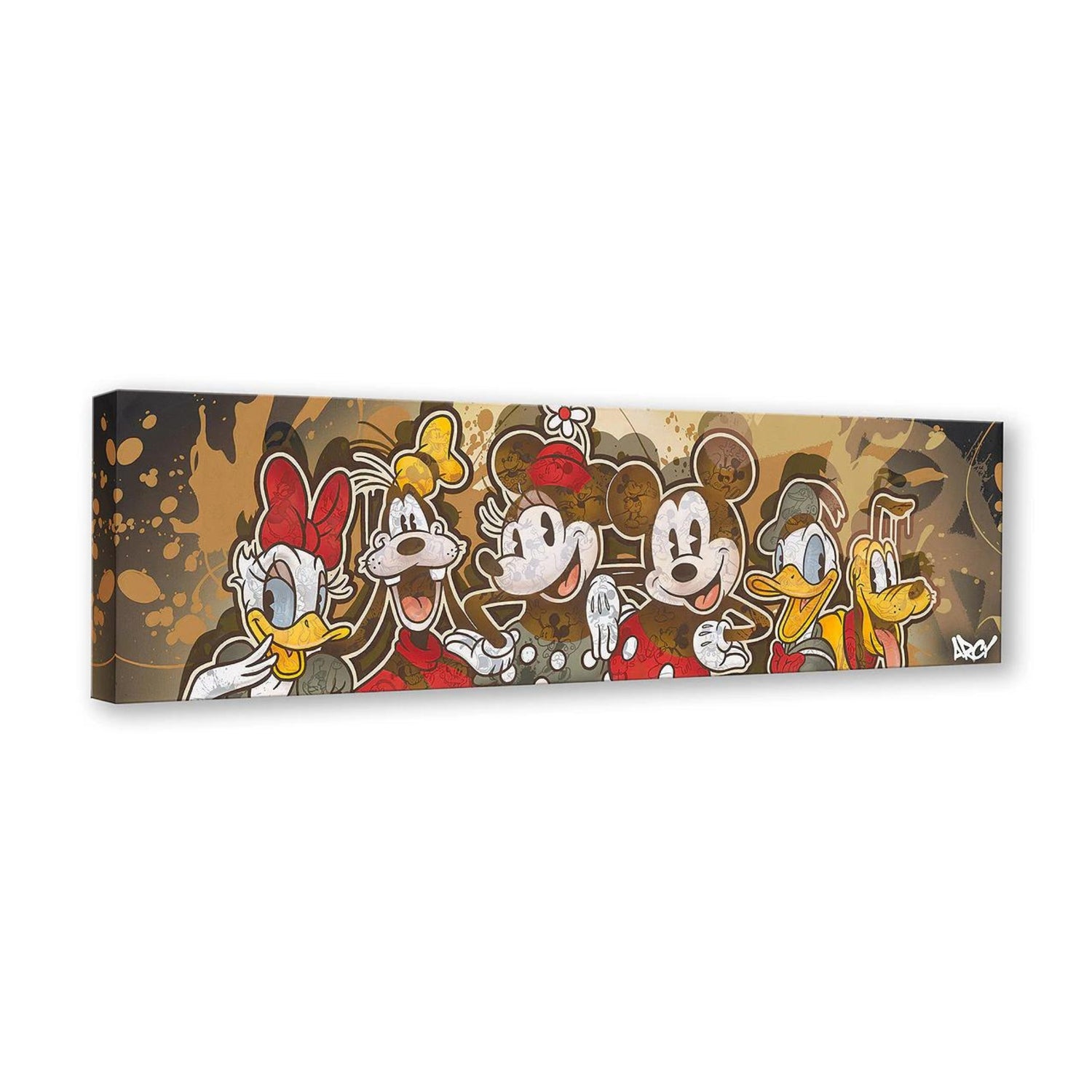 Artwork inspired by Walt Disney Co.1928 most famous animated classic character of all time - Mickey Mouse and his friends.&amp;nbsp;