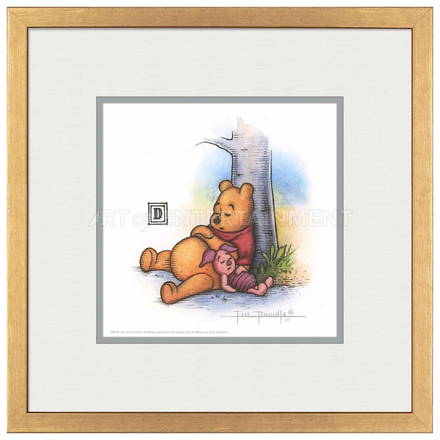 Winnie the Pooh and Piglet Napping