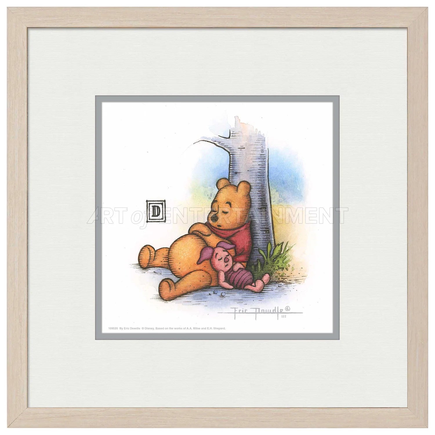 Winnie the Pooh and Piglet Napping