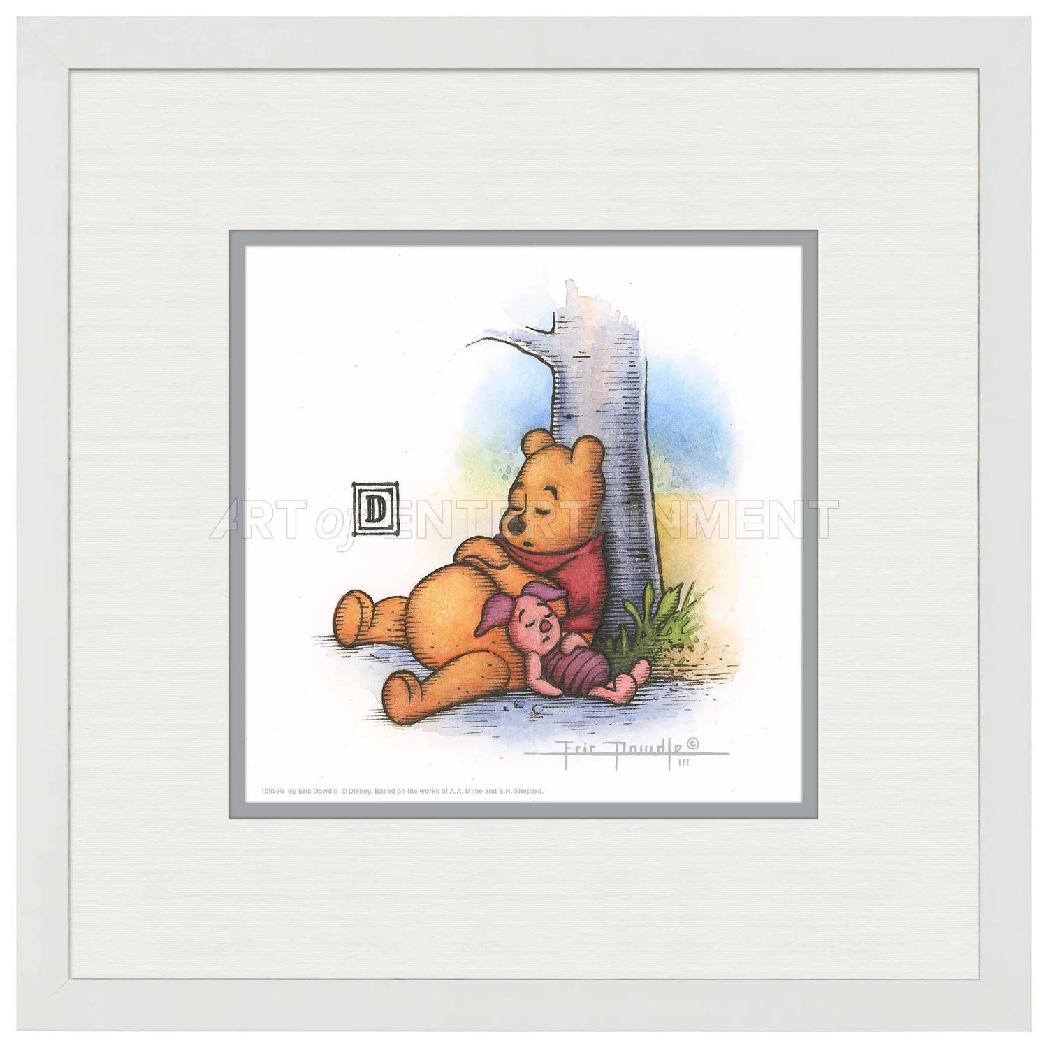 Winnie the Pooh and Piglet Napping