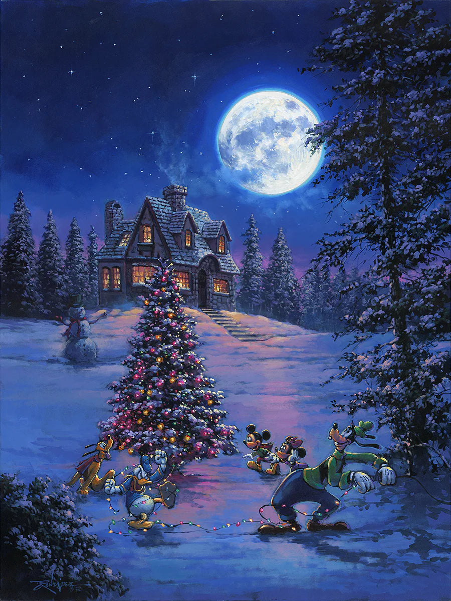 Winter Lights - Disney Limited Edition By Rodel Gonzalez – Disney Art On  Main Street, image size:900x1200