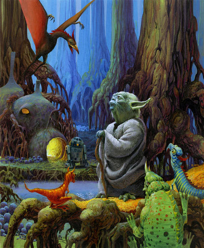 Yoda on Dagobah