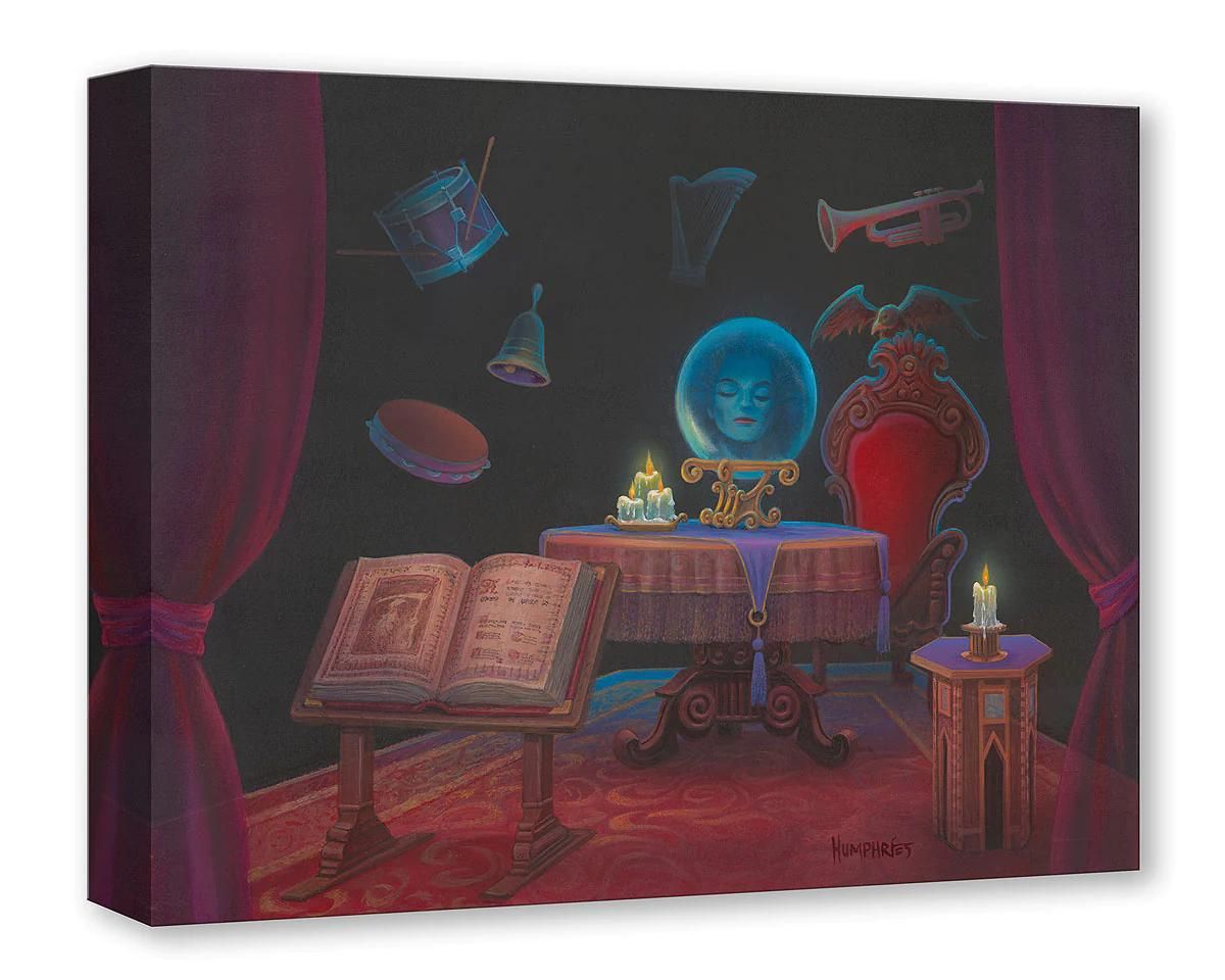 Madame Leota channeling a message from beyond. Gallery Wrapped Canvas