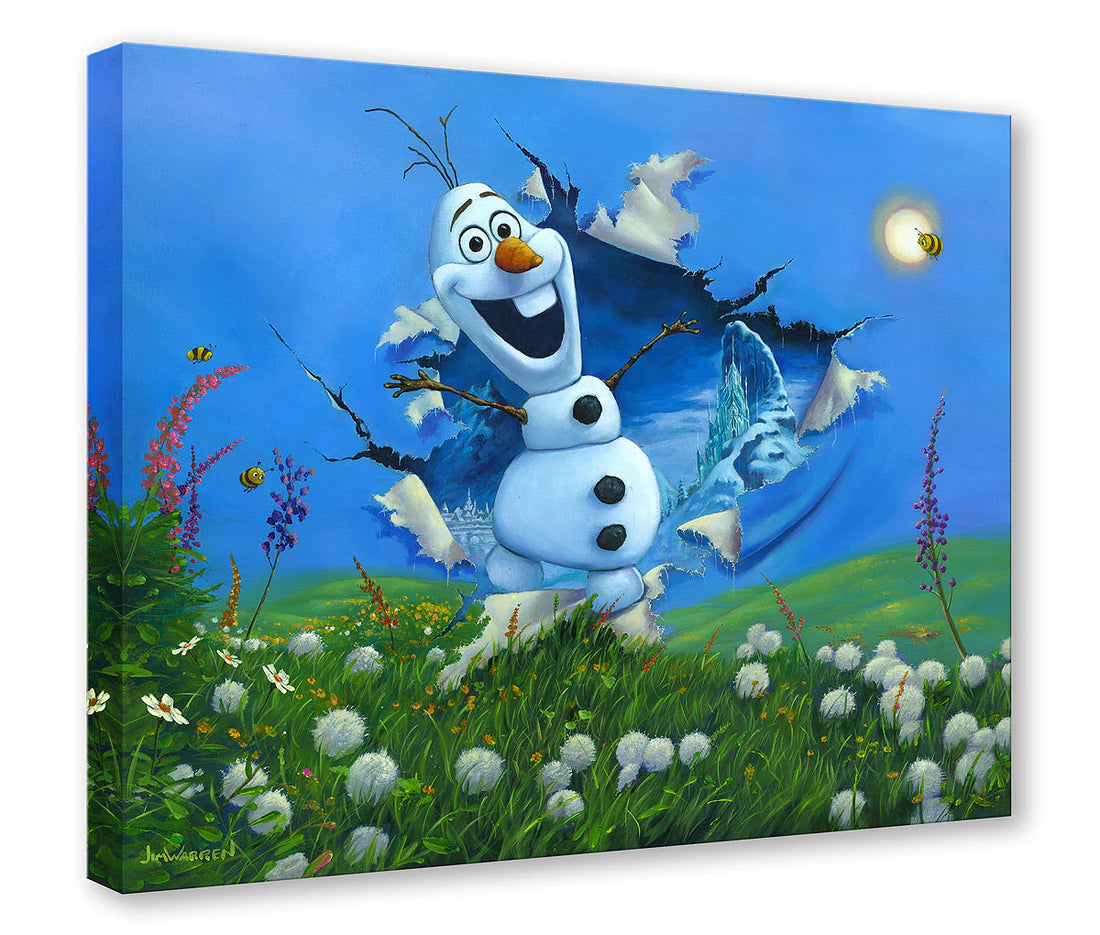 Olaf the snowman from Disney&