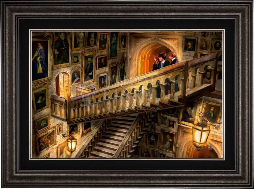 Harry Potter Grand Staircase Limited Edition Canvas by Thomas