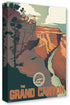 Mickey and Donald Duck in the Grand Canyon - Gallery Wrapped Canvas