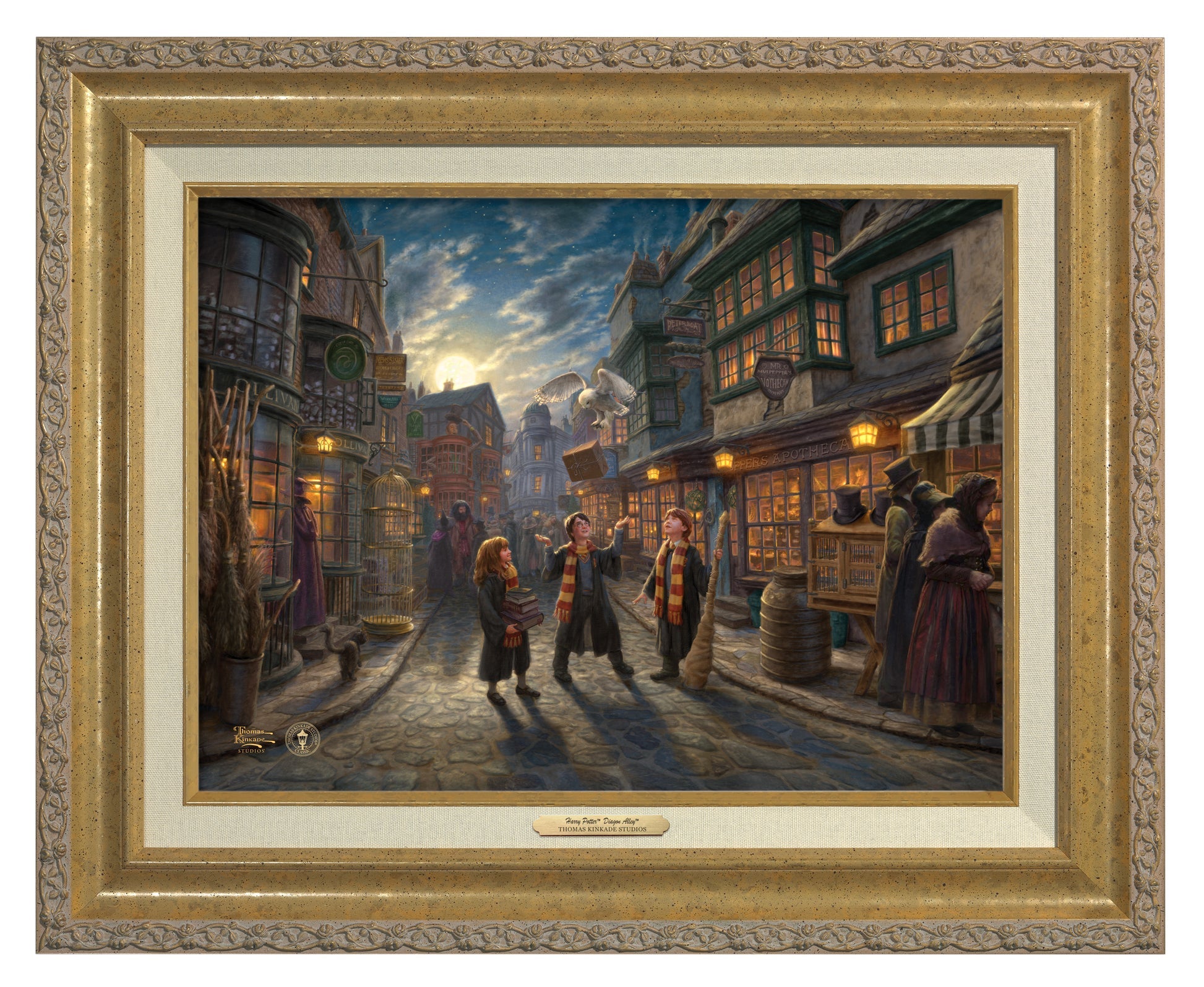 Walking around Diagon Alley - Antique Gold Frame