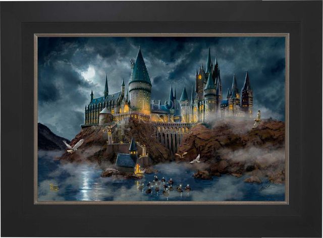 Harry Potter Hogwarts Castle By Thomas Kinkade Studios – Disney Art On Main  Street