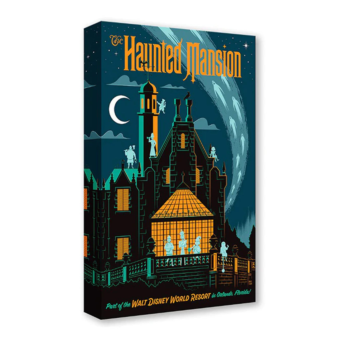 Artwork inspired by the Walt Disney World Resort famous attraction - The Haunted Mansion.