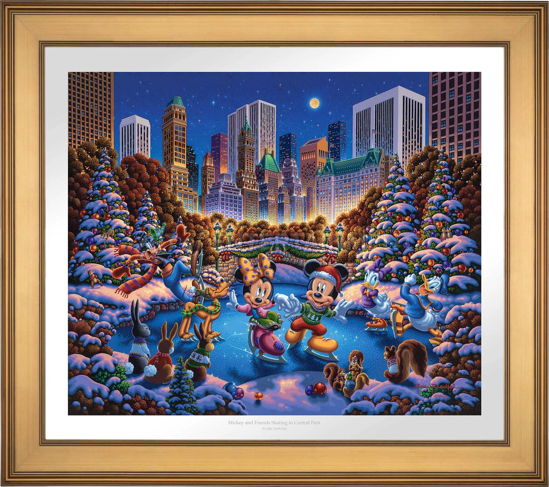 Mickey and Friends Skating in Central Park