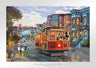 Mickey Mouse, Minnie Mouse, Goofy, and Pluto are enjoying a classic San Francisco cable car ride. - Unframe Paper