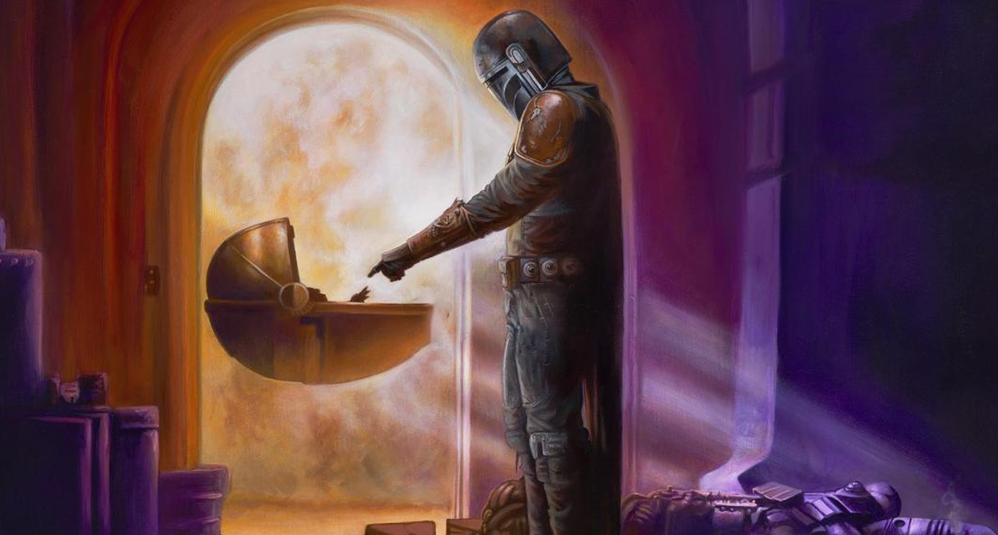 The Mandalorian concept and interpretive art collection featuring high-quality art prints inspired from the originals created by artists Ryan Church
