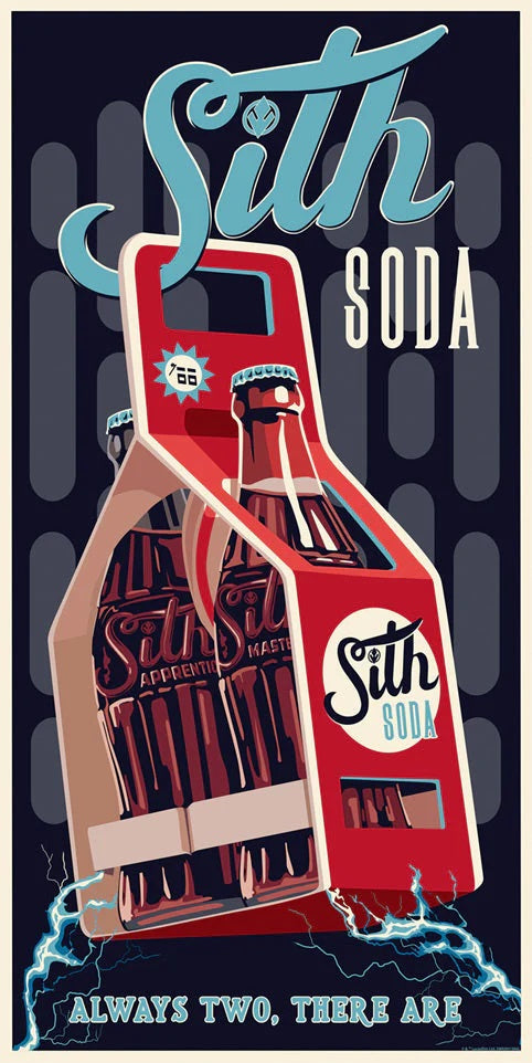 Sith Soda Bottle