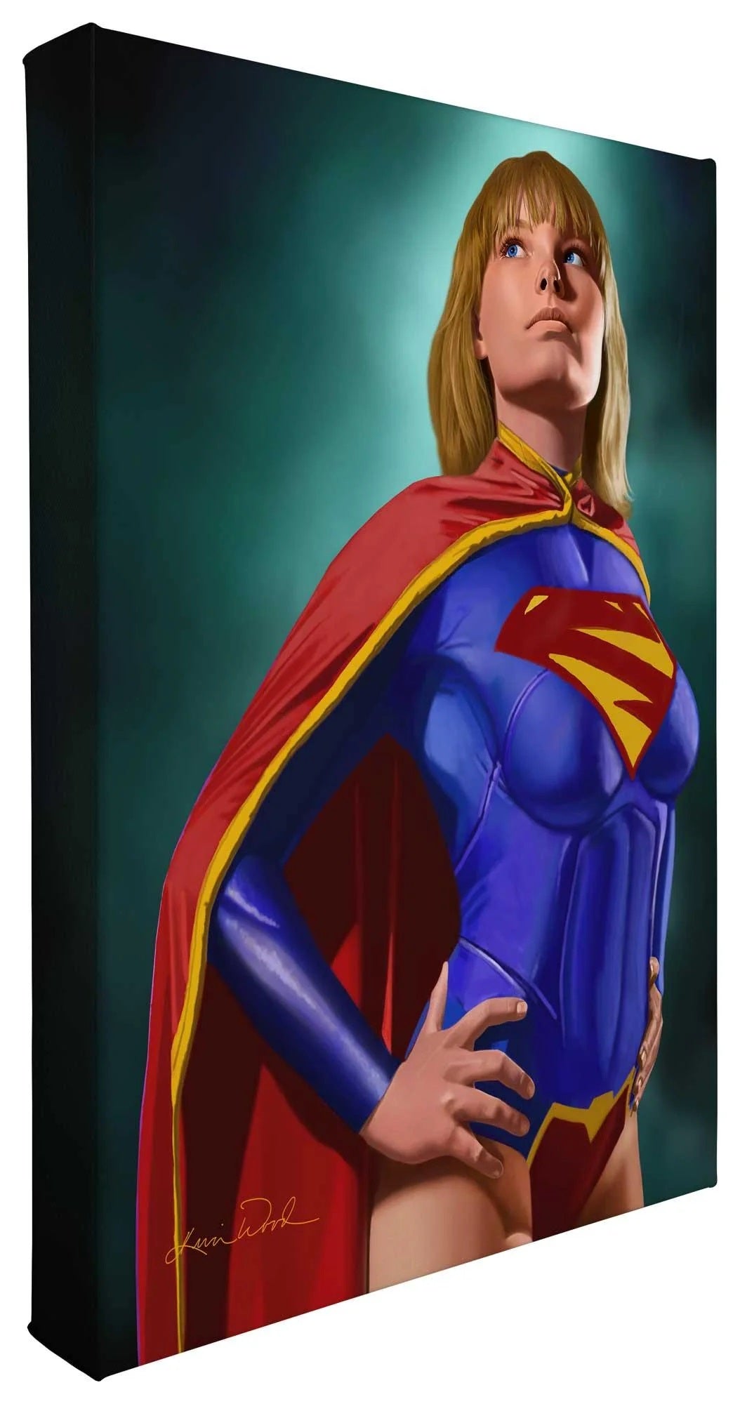 A realistic portrait of DC Comics beloved Supergirl.&nbsp;