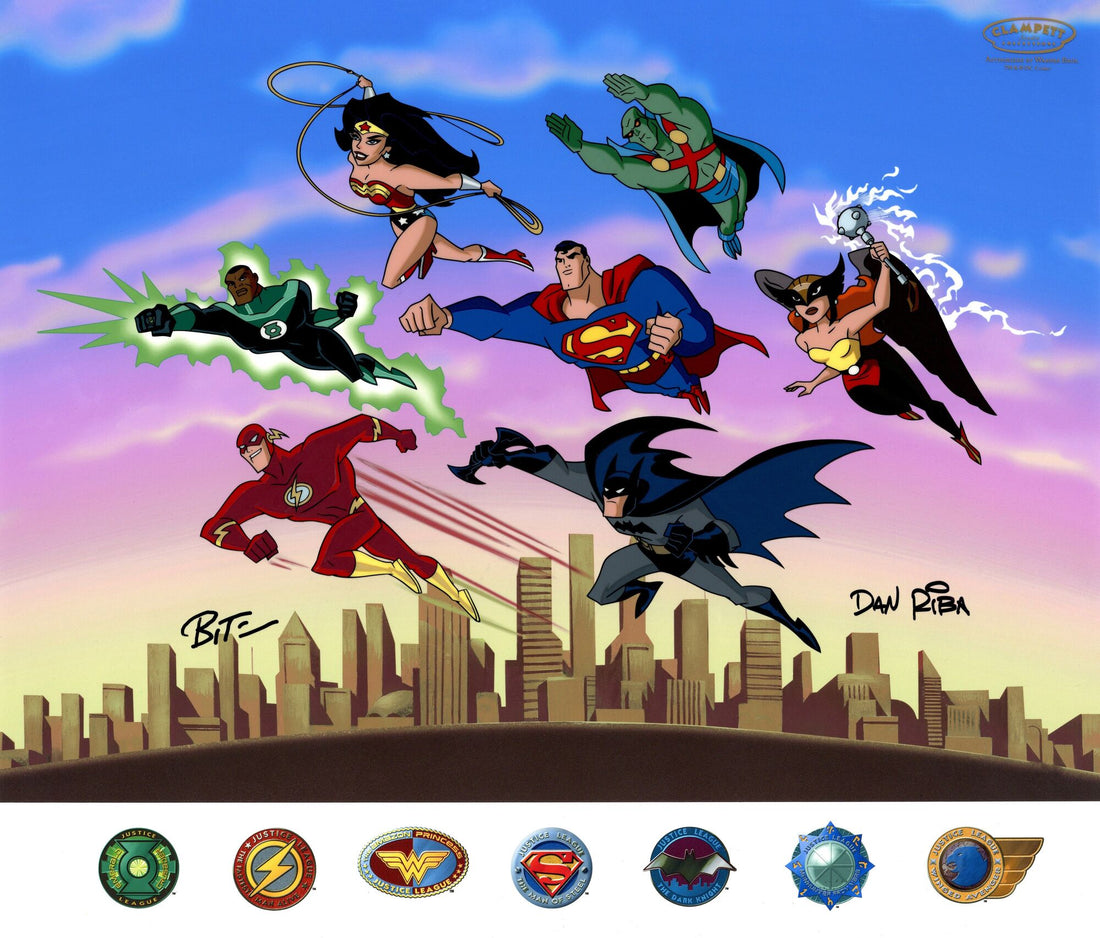 Superman, Batman, Flash, Wonder Woman, and more.