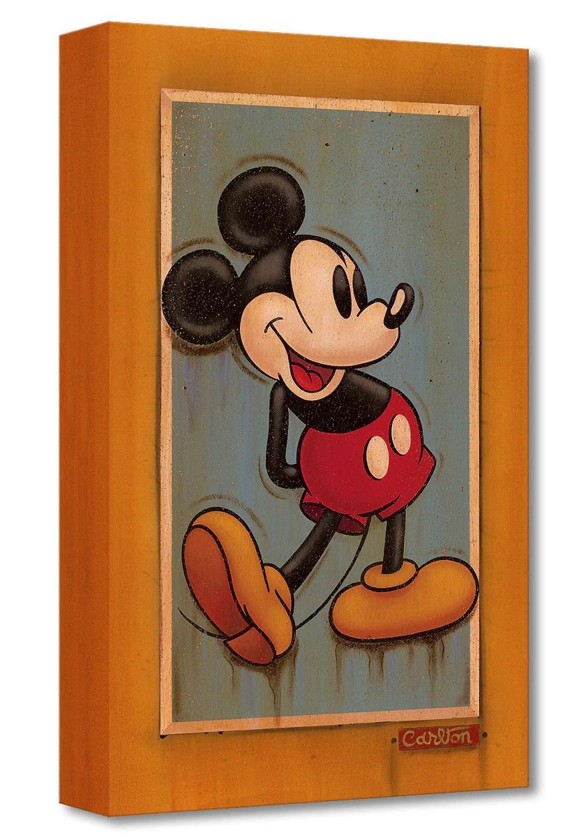 Vintage Mickey Mouse - Gallery Wrapped Canvas
