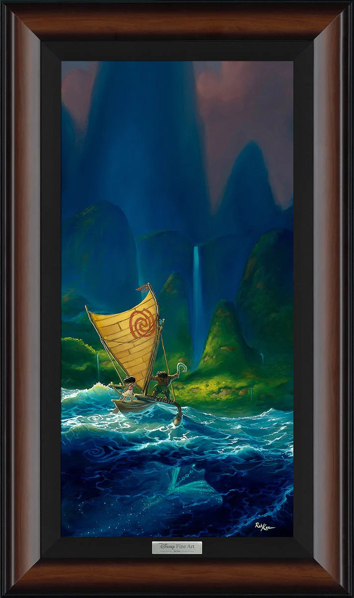 Moana and Maui - Framed