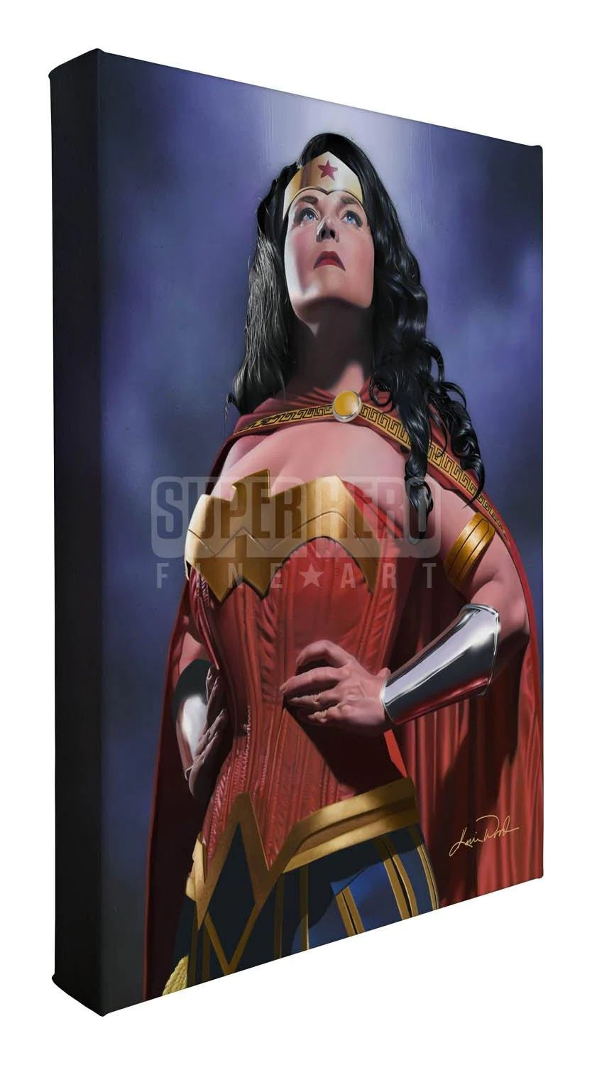 A realistic portrait of DC Comics Amazon Warrior - Wonder Woman.