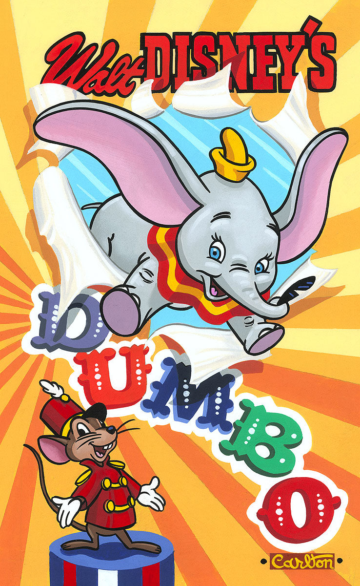 Walt Disney's Dumbo - Original on Canvas