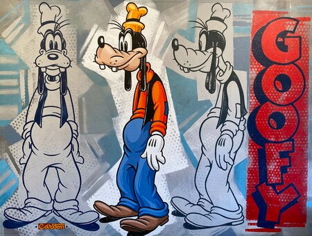 Goofy - Three - Original on Canvas