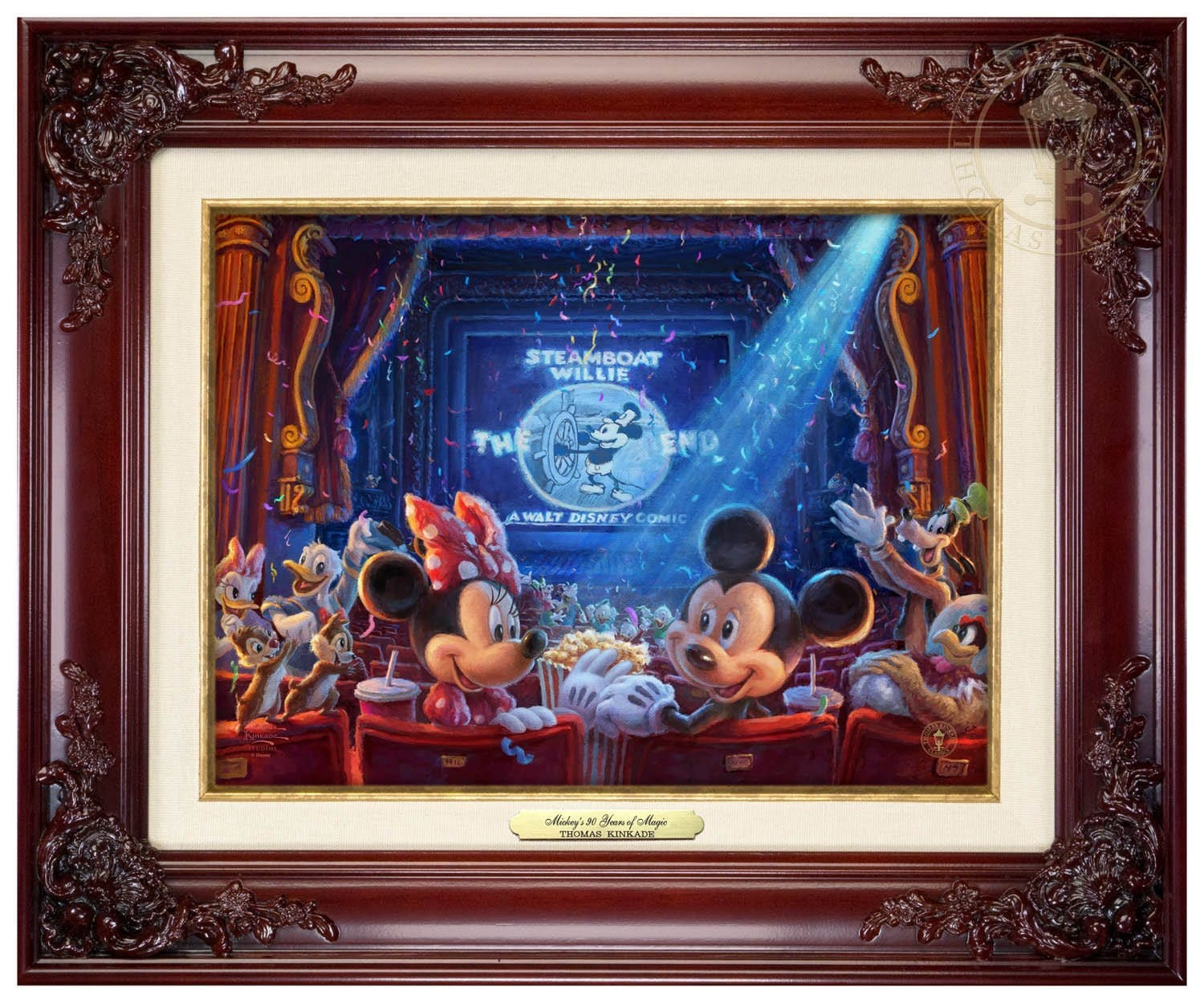 Minnie Mouse, Mickey Mouse’s original co-star from Steamboat Willie, has invited some of their most treasured friends to celebrate the film’s 90th anniversary - Brandy Frame.
