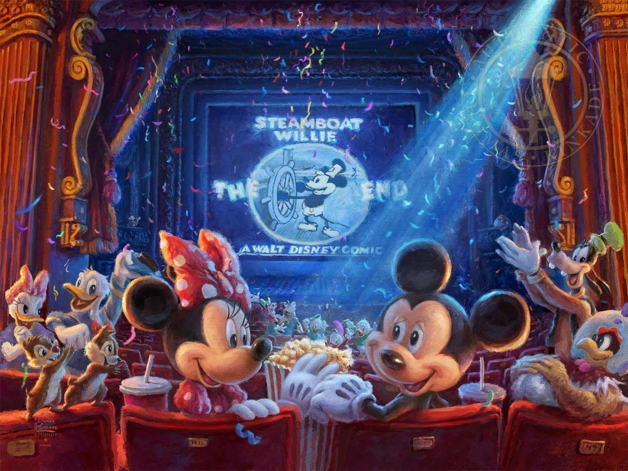 Mickey, Minnie and friends are celebrating 90 years of memories at the movie theater, 