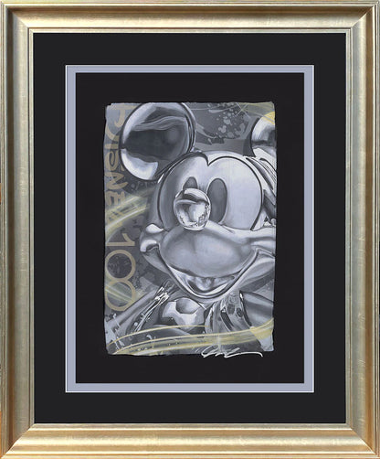 Mickey Mouse - Celebrating 100 Years- Gold Frame