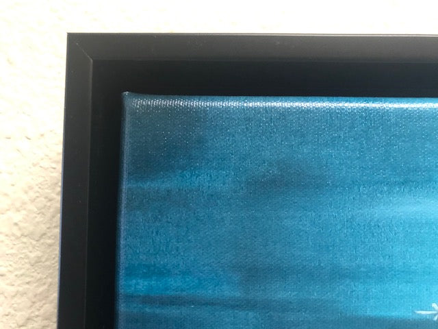 Framed in Black Floater Frame - Sample
