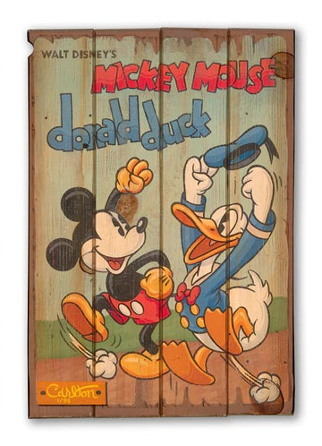 Best Pals By Trevor Carlton.  Walt's Disney's Mickey Mouse and Donald Duck.