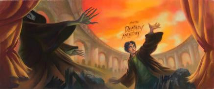 Harry Potter and Lord Voldemort - Harry discovers that a battle is breaking out at Hogwarts. 