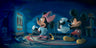 Game Night by Rob Kaz  Mickey and Minnie are playing video games.