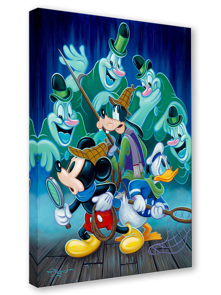 Ghost Chasers by Tim Rogerson  Mickey, Donald, and Goofy are haunted by the ghost characters.