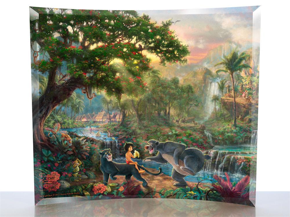 The Jungle Book small curved glass print 