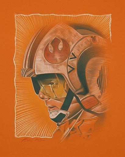 Portrait of young Luke Skywalker