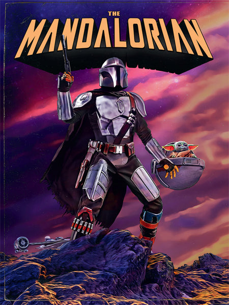 Star Wars The Mandalorian コンセプトアートカード 10 The Mandalorian Adventures - Limited Edition By Al Abbazia