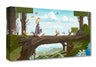 The Natural Bridge By Michael Provenza  Princess Aurora is out on a morning stroll crossing a  wooden fallen tree log, with her forest friends.  Inspired by Walt Disney's  1959 movie film-Sleeping Beauty is based on a storybook fairy- tale.