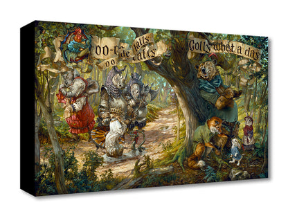 &quot;Oo-De-Lally by by Heather (Theurer) Edwards   Based on the classic animated Disney feature 1973 film Robin Hood. - Gallery Wrap Canvas