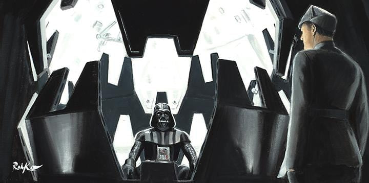 ﻿Darth Vader sitting in his meditation chamber. Inspired by Star Wars movie the Empire Strikes Back. 
