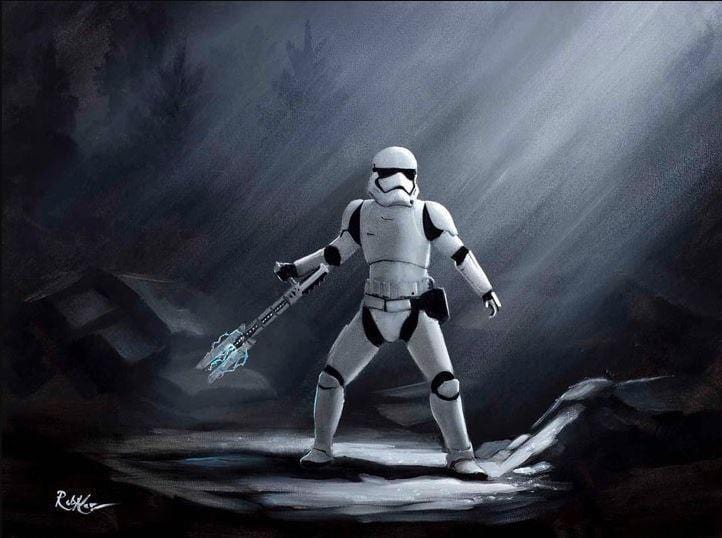 Stormtrooper, known as TR-8R.