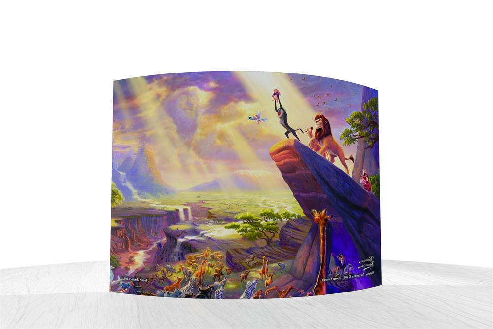 Disney – The Lion King by StarFire Prints™ Curved Glass  - Back