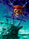 The Black Pearl by Tom Matousek.  Captain of the Black Pearl and legendary pirate of the Seven Seas, Captain Jack Sparrow is the irreverent trickster of the Caribbean