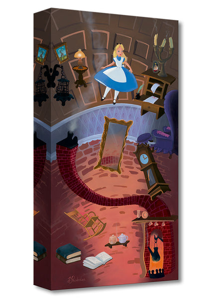 The Rabbit Hole - Disney Treasures On Canvas By Michael Provenza