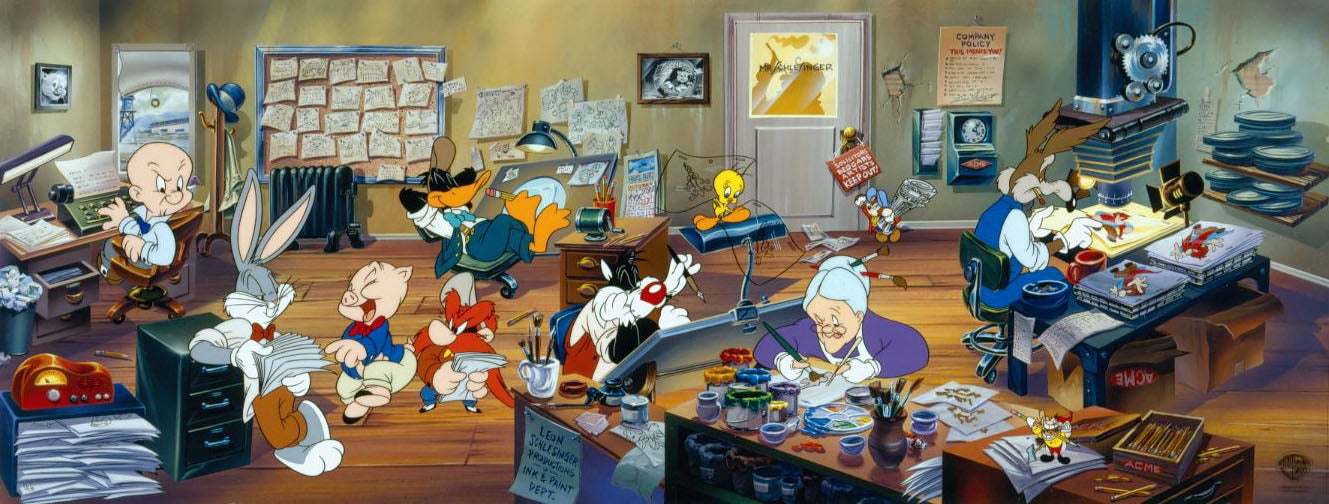 Eleven of the most loved Looney Tunes and Merrie Melodies characters to reenact the zany antics of the original Termite Terrace.