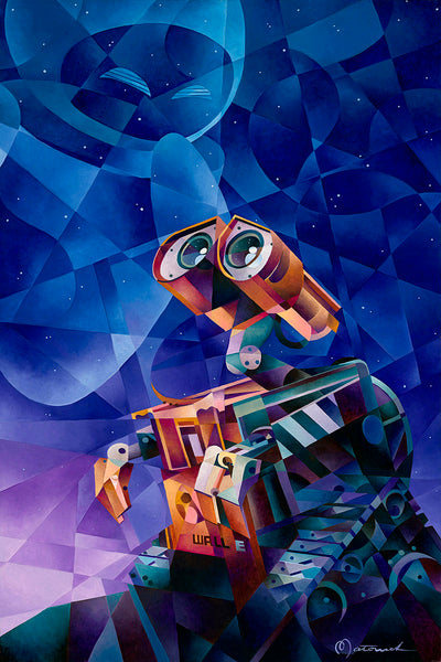 Wall•E's Wish - Limited Edition Canvas By Tom Matousek – Disney