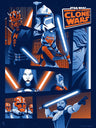 Star Wars: The Clone Wars inspired print